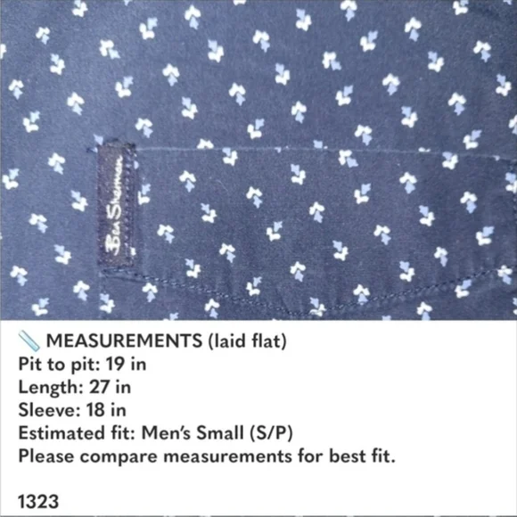 Men’s Small Reseller Bundle 4pc Volcom FILA Ben Sherman Y2K Mod Indie Lot - Picture 3 of 15